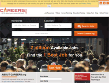 Tablet Screenshot of occupations.careers.org