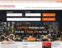 Tablet Screenshot of directory.careers.org