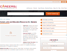 Tablet Screenshot of alabama.careers.org