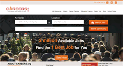 Desktop Screenshot of careers.org